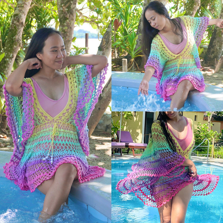 Butterfly Beach Cover-up Crochet Pattern