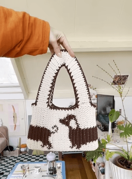 Sausage Dog Bag Crochet Pattern