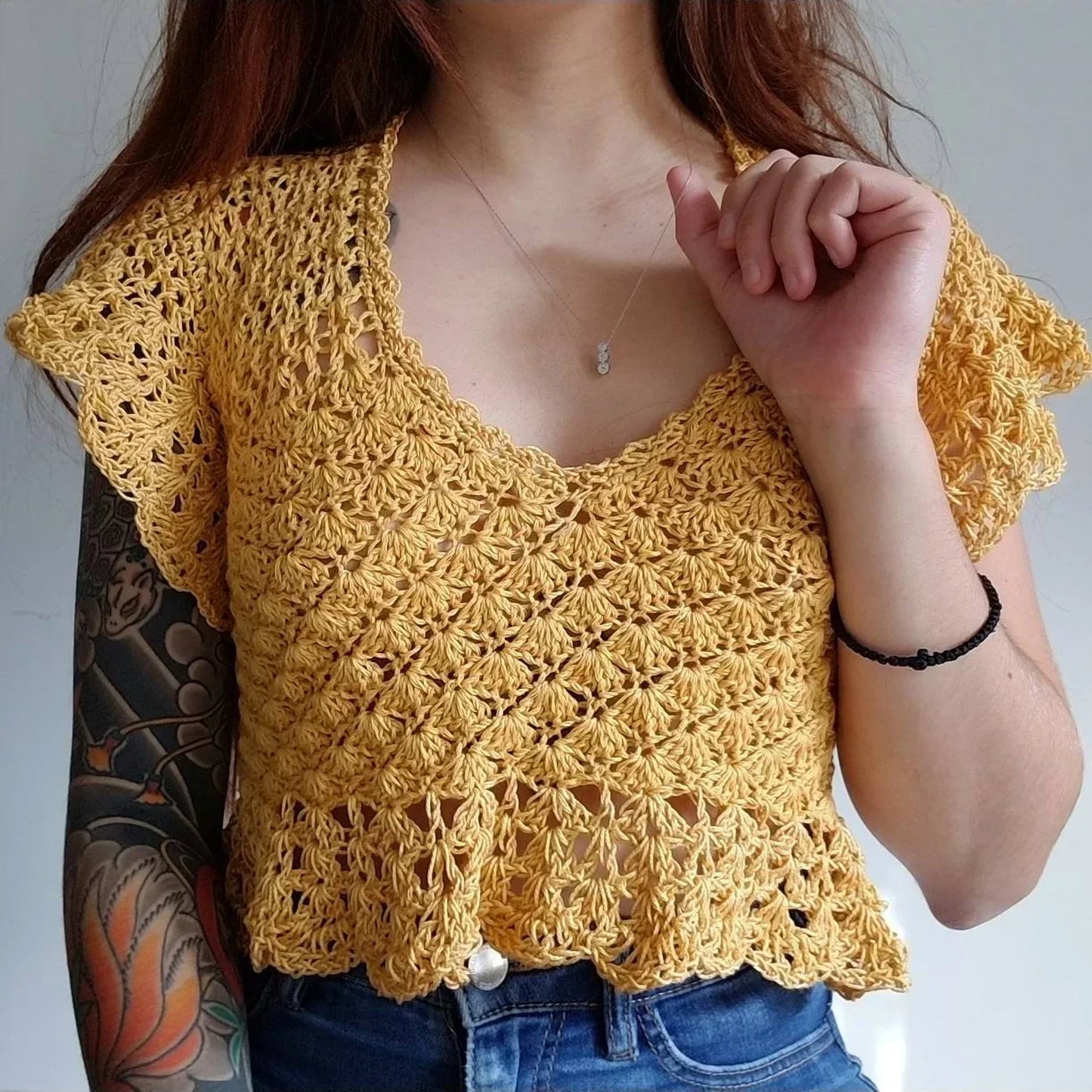 Any Size Summer Fancy Top Crochet Pattern