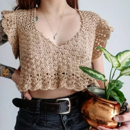 Any Size Summer Fancy Top Crochet Pattern