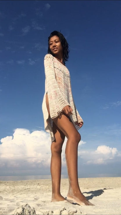 Flowy Beach Cover Up Crochet Pattern