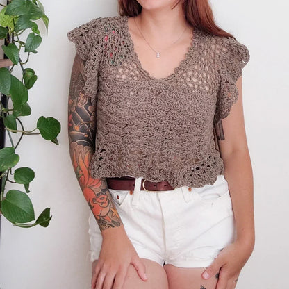 Any Size Summer Fancy Top Crochet Pattern
