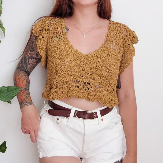 Any Size Summer Fancy Top Crochet Pattern