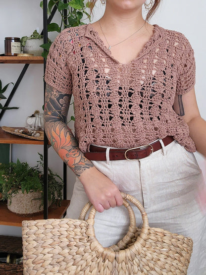 Chic Summer Crochet Top Pattern
