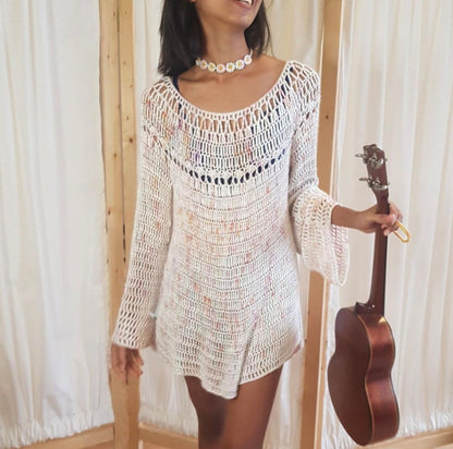 Flowy Beach Cover Up Crochet Pattern