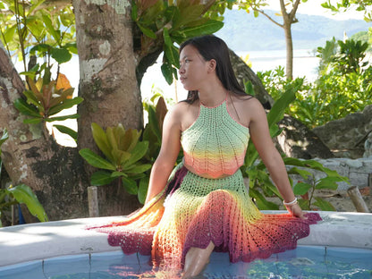 Summer Skirt Beachwear Crochet Pattern