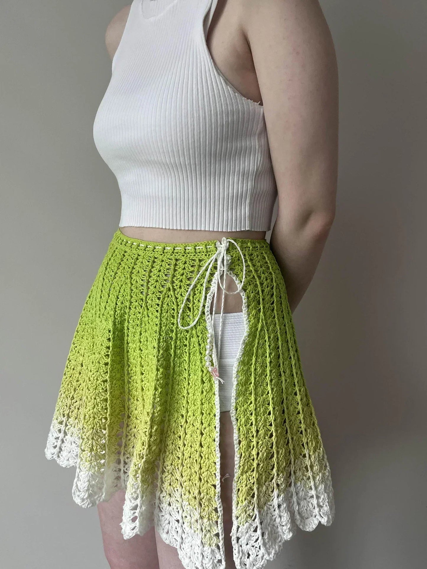 Summer Skirt Beachwear Crochet Pattern
