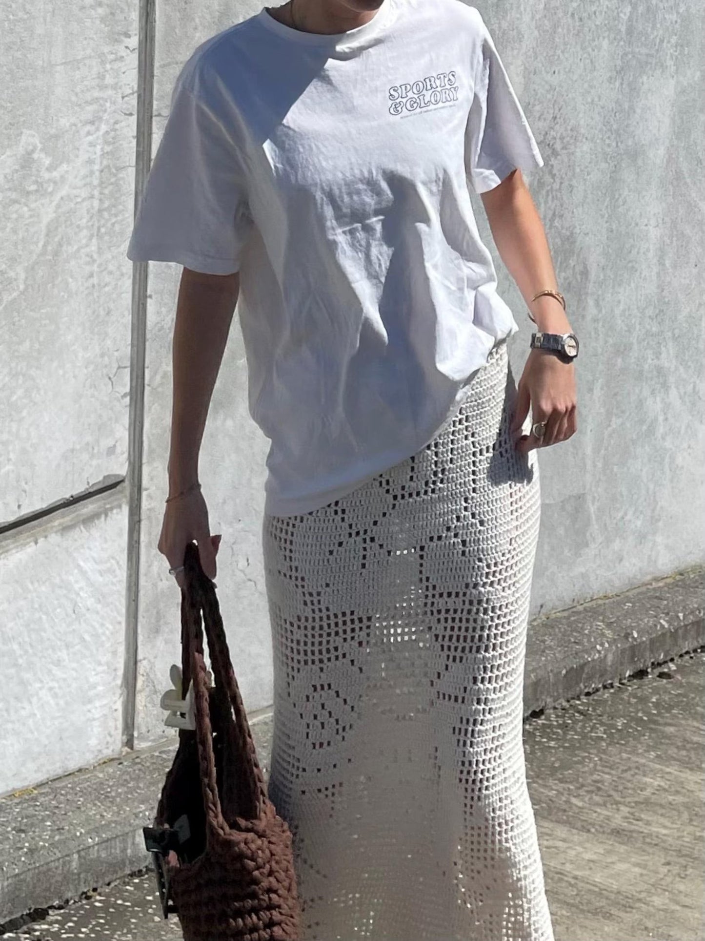 Summer rose bloom set crochet pattern