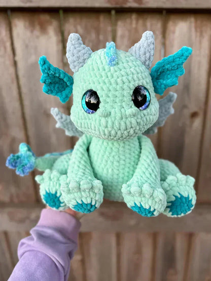 Cuddly Mushroom Dragon crochet pattern