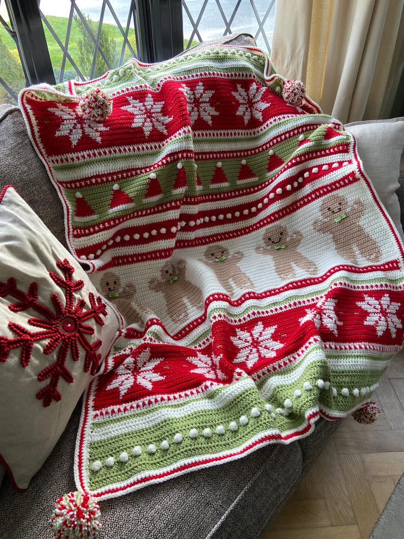 Christmas Blanket Crochet Pattern