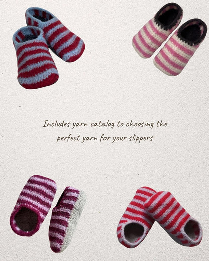 Cozy Winter SOFTFELT Slippers Crochet Pattern – Warm & Comfy- for all family