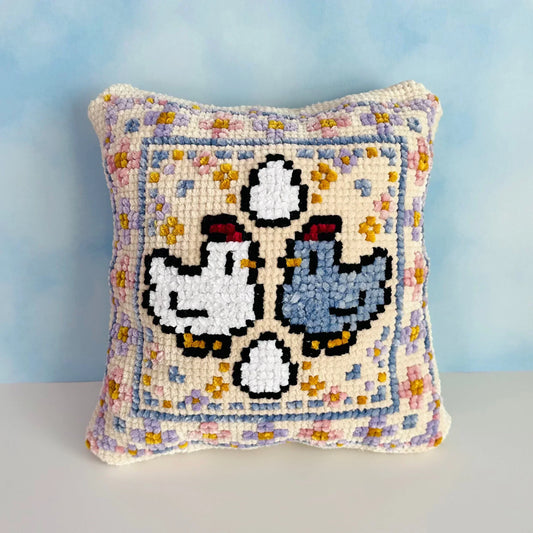 Stradew Valley Chicken & Egg Pillow Crochet PATTERN